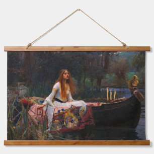 The Lady of Shalott by John William Waterhouse Hanging Tapestry