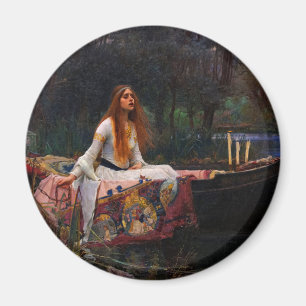 The Lady of Shalott by John William Waterhouse Magnet
