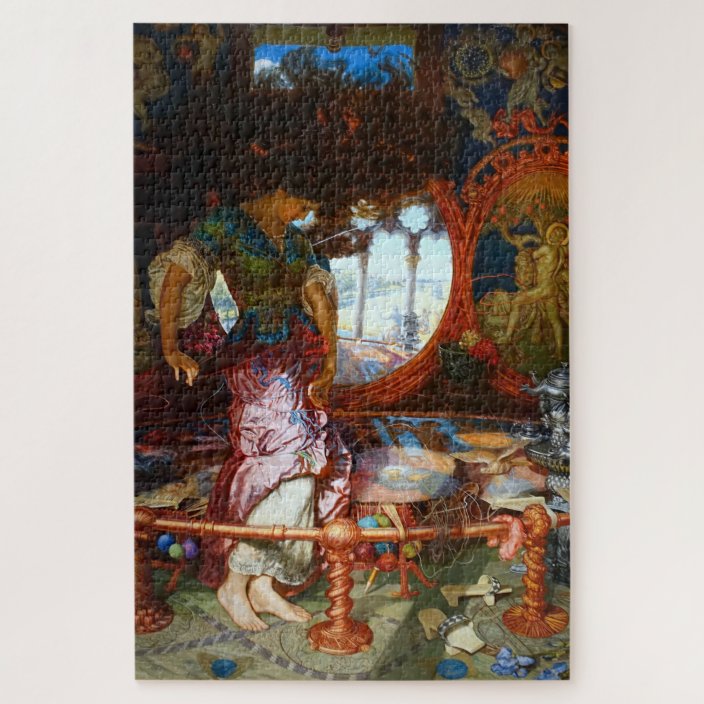 The Lady of Shalott by Pre-Raphaelite William Hunt Jigsaw Puzzle ...