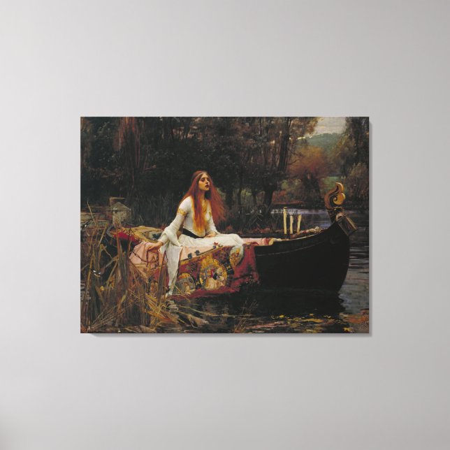 The Lady of Shalott Canvas Print (Front)