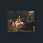 The Lady of Shalott Canvas Print<br><div class="desc">By John William Waterhouse</div>