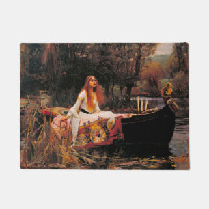 The Lady of Shalott - John William Waterhouse Doormat