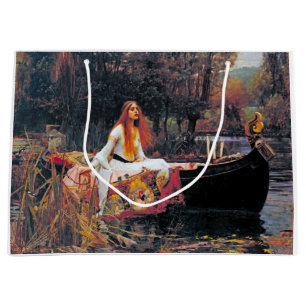 The Lady of Shalott, John William Waterhouse Large Gift Bag