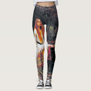 The Lady of Shalott, John William Waterhouse Leggings