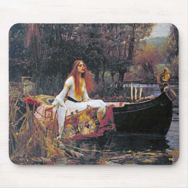 The Lady of Shalott, John William Waterhouse Mouse Mat (Front)