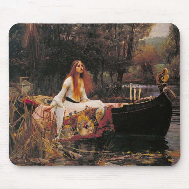 The Lady of Shalott John William Waterhouse Mouse Mat (Front)