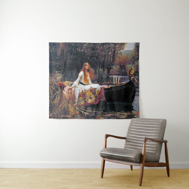 The Lady of Shalott, John William Waterhouse Tapestry (In Situ (Horizontal))