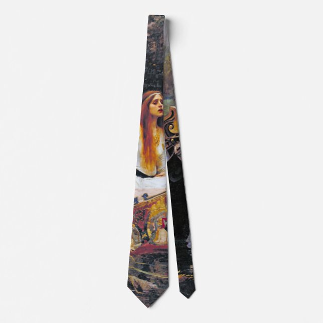 The Lady of Shalott, John William Waterhouse Tie (Front)