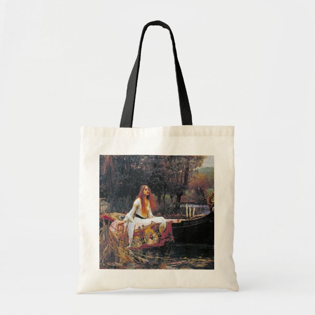 The Lady of Shalott, John William Waterhouse Tote Bag (Front)