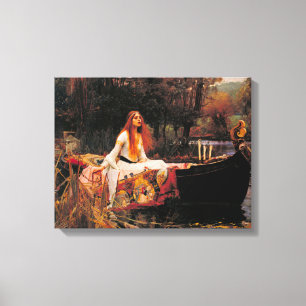 The Lady of Shalott (Medieval Beauty) Canvas Print