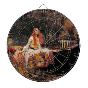 The Lady of Shalott (Medieval Beauty) Dartboard