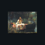 The Lady Of Shalott - Oil Canvas Reproduction Print<br><div class="desc">Here we have a reproduction of the oil painting "The Lady Of Shalott" by the famous painter John William Waterhouse. This piece falls under the Romanticism Art Movement, and was completed in 1888. The affordable price gives you a fantastic way to add some beautiful art to your home or office!...</div>