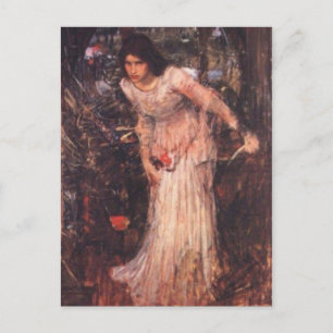 The Lady of Shalott (study) Postcard