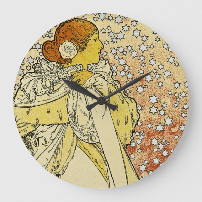 The Lady of the Camelias Large Clock (Front)