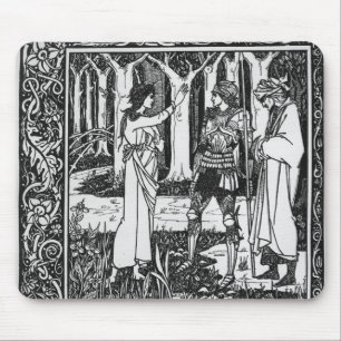 The Lady of the Lake telleth Arthur Mouse Mat