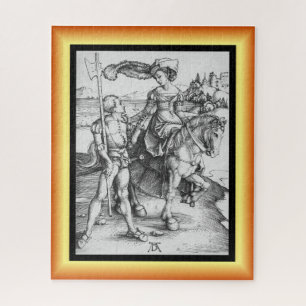 The Lady On Horseback And The Lansquenet ~ * ~  Jigsaw Puzzle