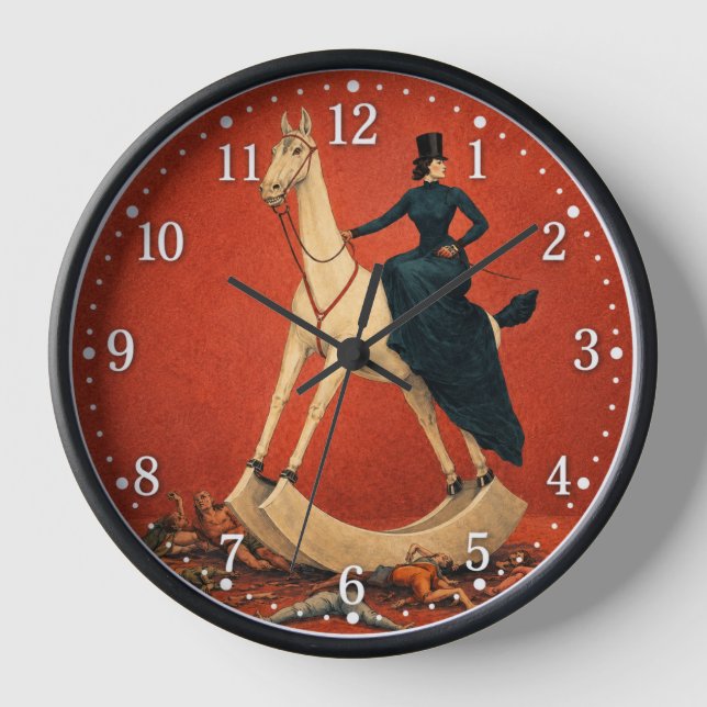 The Lady on the Horse Clock (Front)