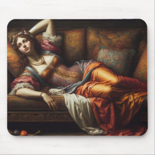 The lady resting mouse mat