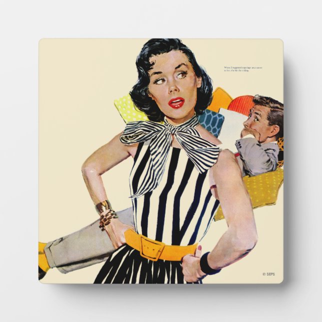 The Lady Was Insulted 2 Plaque (Front)