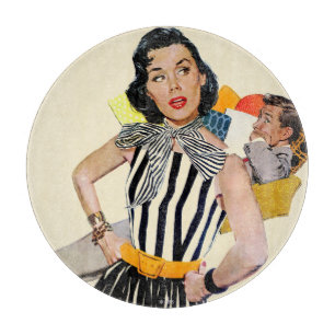 The Lady Was Insulted Cutting Board