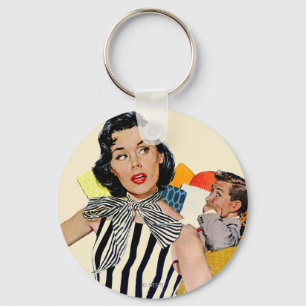 The Lady Was Insulted Key Ring