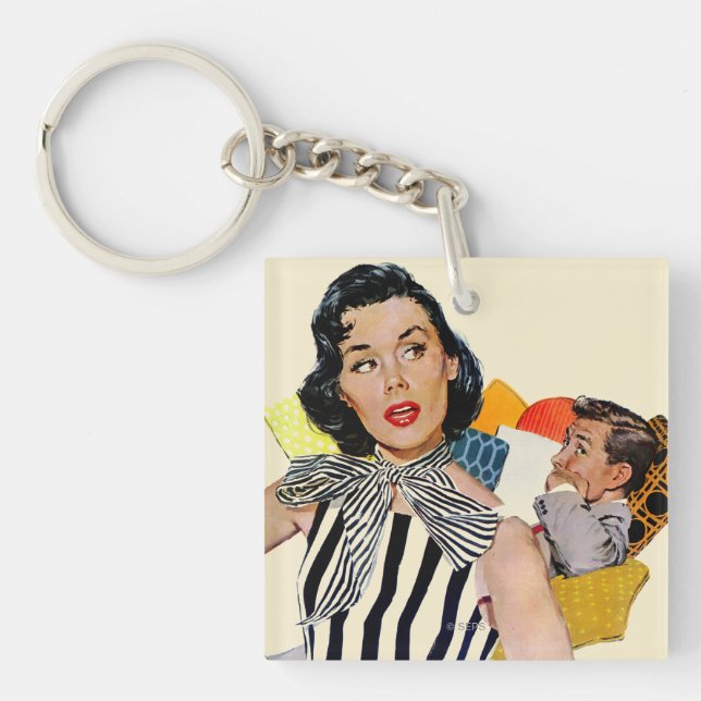 The Lady Was Insulted Key Ring (Front)