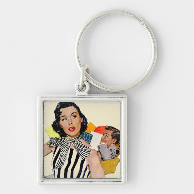 The Lady Was Insulted Key Ring (Front)