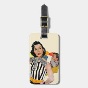 The Lady Was Insulted Luggage Tag