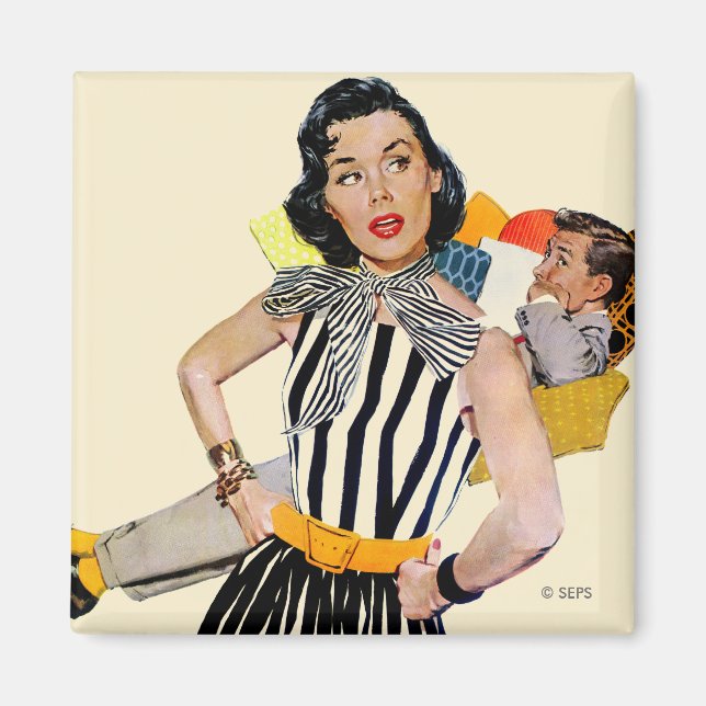 The Lady Was Insulted Magnet (Front)