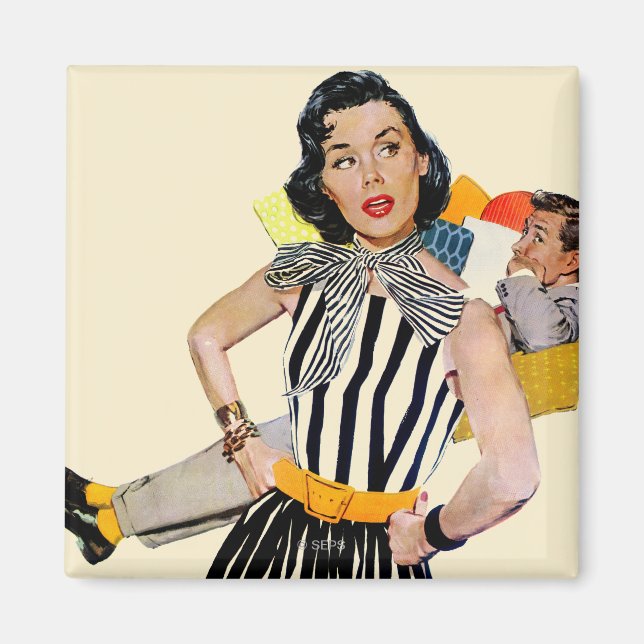 The Lady Was Insulted Magnet (Front)