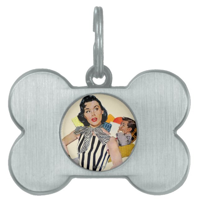 The Lady Was Insulted Pet Tag (Front)