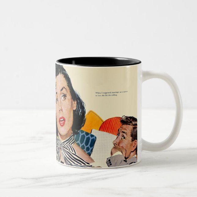 The Lady Was Insulted Two-Tone Coffee Mug (Right)