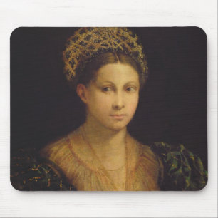 The Lady with the Green Turban Mouse Mat