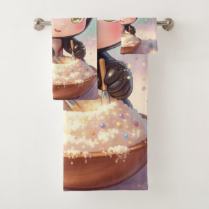 The Ladybug and the Hidden Nectar Kingdom.1 Bath Towel Set