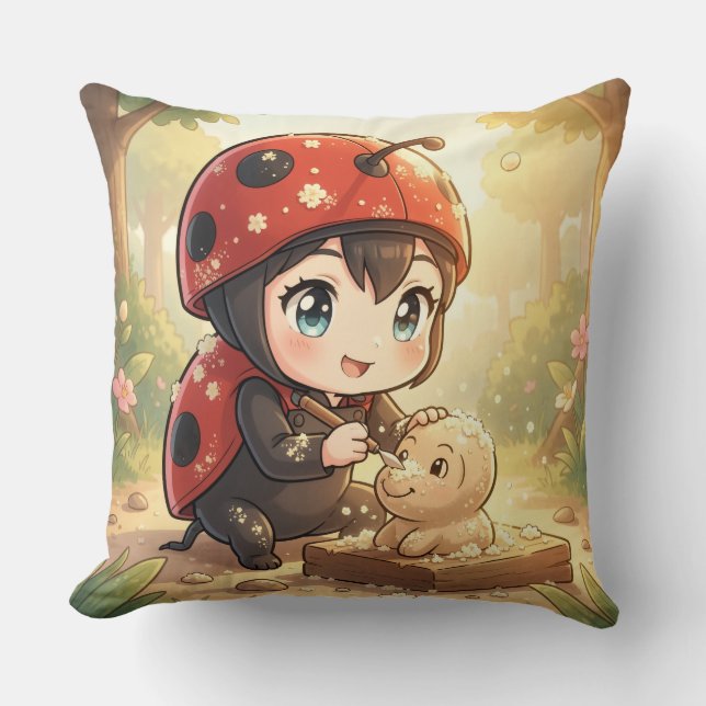 The Ladybug and the Hidden Nectar Kingdom.2 Cushion (Front)