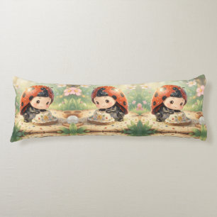 The Ladybug and the Hidden Nectar Kingdom Body Cushion