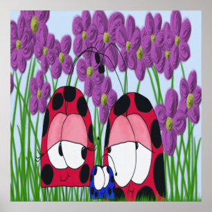 The Ladybug Family Print