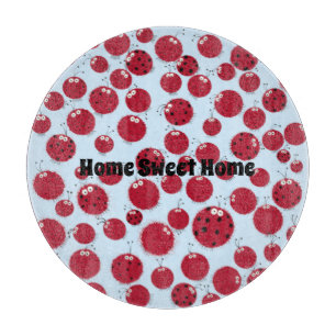 The Ladybug Shindig Cutting Board