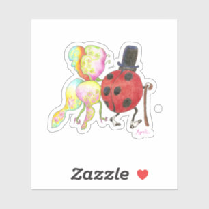 'The Lady's Bug' Sticker
