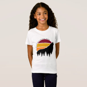 The Lair of the Wolf is his Refuge Retro Sunset T-Shirt