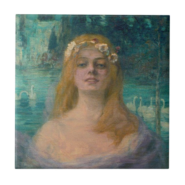 The Lake Fairy (by Kimon Loghi) Tile (Front)