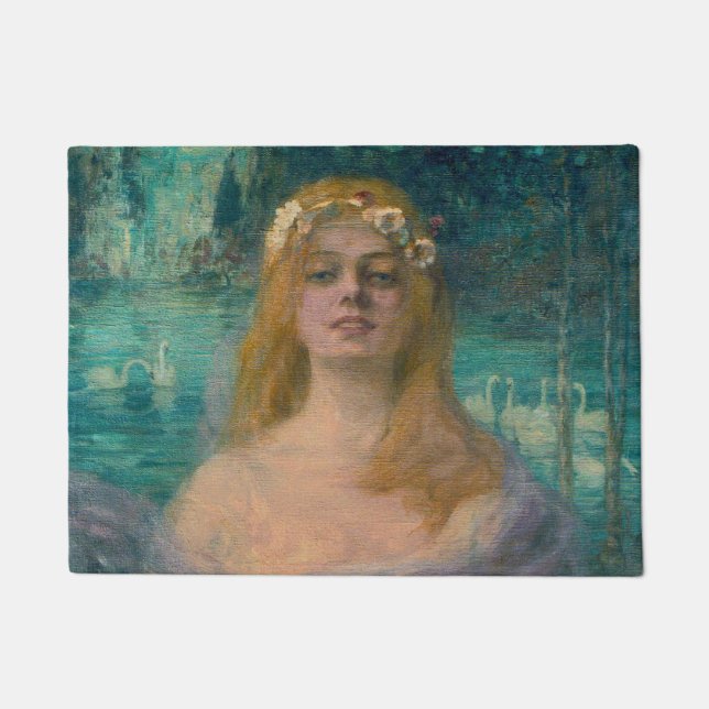 The Lake Fairy Princess (by Kimon Loghi) Doormat (Front)