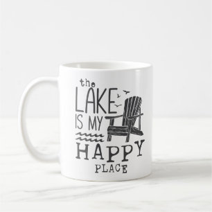 The Lake Is My Happy Place Coffee Mug