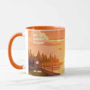 The Lake Is My Happy Place Mug