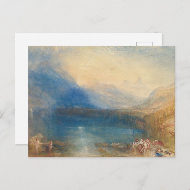 The Lake of Zug, JMW Turner  Postcard (Front/Back)