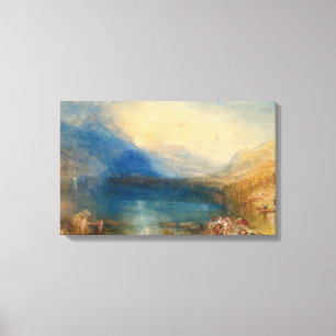 The Lake of Zug Joseph Mallord William Turner Canvas Print