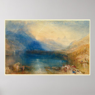 The Lake of Zug Joseph Mallord William Turner Poster