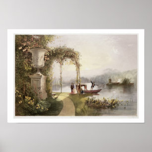 The Lake, Trentham Hall Gardens, from 'The Gardens Poster