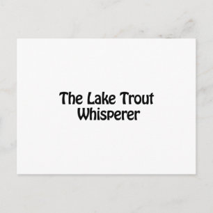 the lake trout whisperer postcard