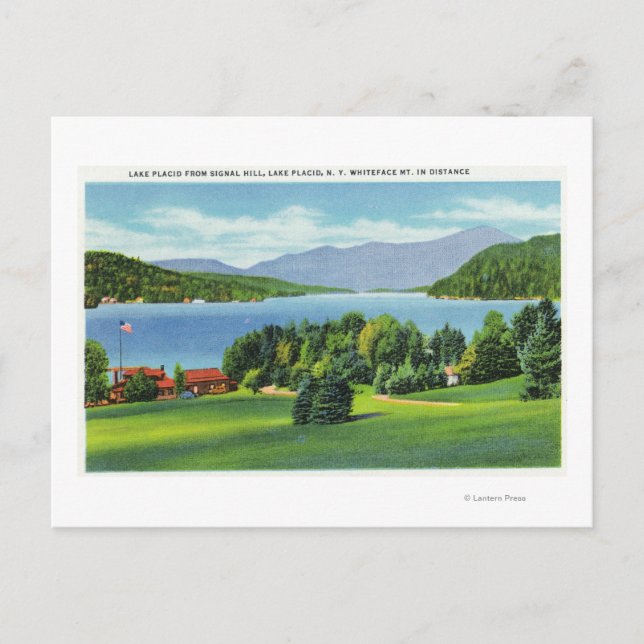 The Lake Whiteface Mt in Distance Postcard (Front)